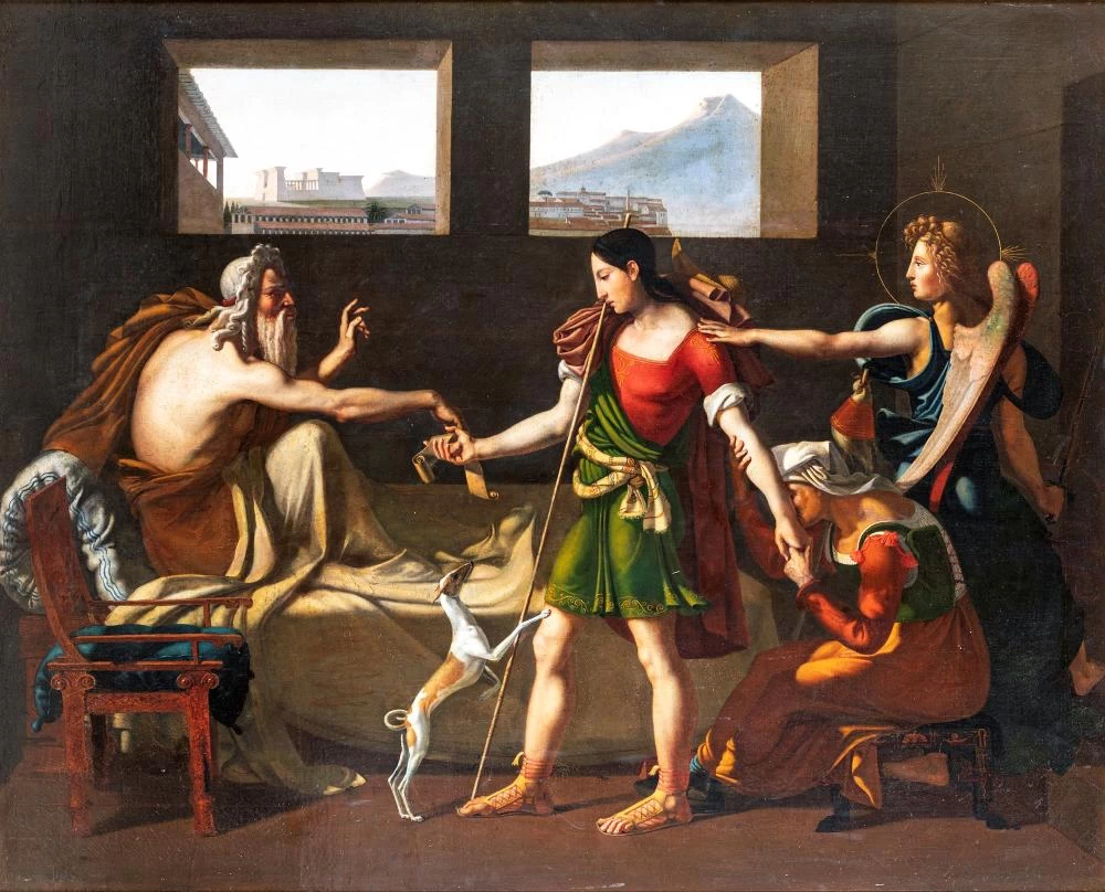 Tobia e l'angelo - attribuito